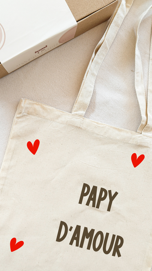 'Papy en Course' - Le Tote Bag pour Papy